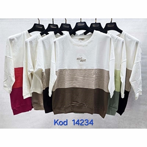 Bluzka damska z rękawem 3/4 produkt Turecki