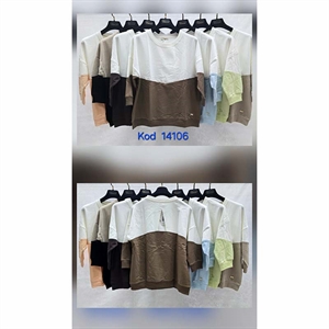 Bluzka damska z rękawem 3/4 produkt Turecki