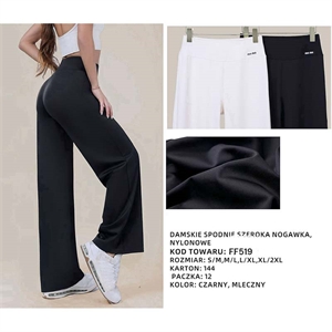 Spodnie szerokie nogawki damskie  S/M-XL/2XL