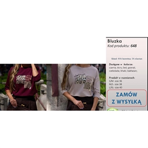 Bluzka damska 36-38-40