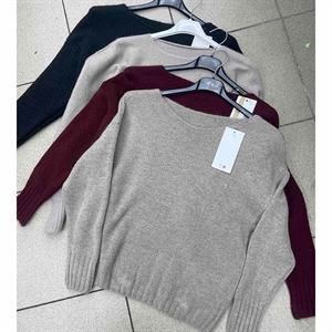 Sweter damski okrągły