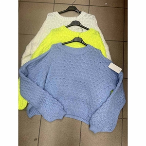 Sweter damski okrągły
