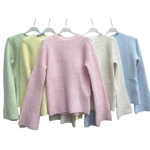 Sweter damski okrągły