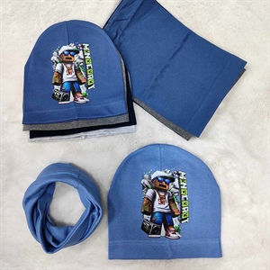 Komplet Czapka + Komin  48-52