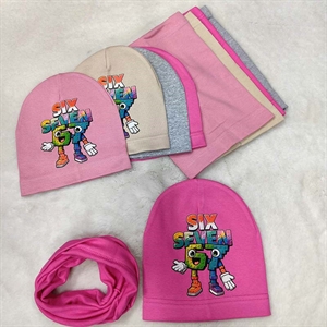 Komplet Czapka + Komin  48-52