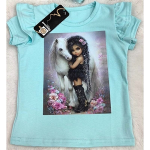 Koszulka dziewczęca (98-146)