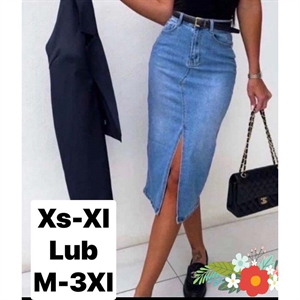 Spódnica jeansowa damska  M-3XL