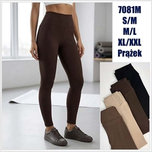 Legginsy długie prążek  S/M-XL/2XL