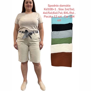 Spodenki damskie Big Size  2XL/3XL-8XL/9XL
