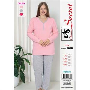 Piżama damska (XL-4XL) - Turecki Produkt
