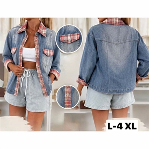 Kurtka jeansowa damska  L-4XL