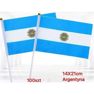 Flaga Argentyny 14x21cm