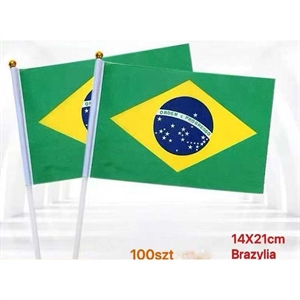 Flaga - Brazylia14x21cm