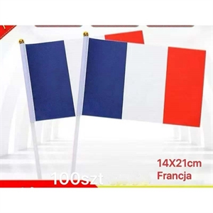 Flaga - Francja 14x21cm
