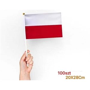Flaga - Polska 20x28cm