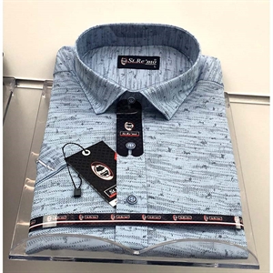 Koszula męska z krótkim rękawem produkt Turecki M-3XL