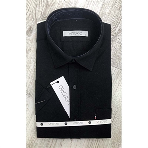 Koszula męska z krótkim rękawem produkt Turecki M-3XL