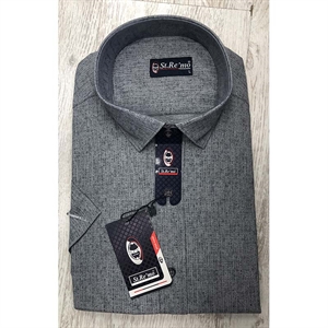 Koszula męska z krótkim rękawem produkt Turecki M-3XL