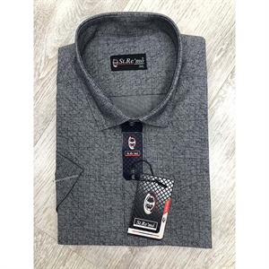 Koszula męska z krótkim rękawem produkt Turecki M-3XL