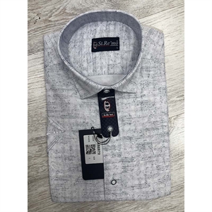 Koszula męska z krótkim rękawem produkt Turecki M-3XL