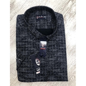 Koszula męska z krótkim rękawem produkt Turecki M-3XL