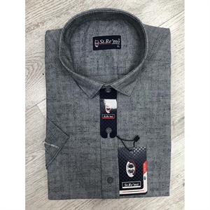Koszula męska z krótkim rękawem produkt Turecki M-3XL
