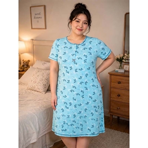 Koszula nocna damska Big Size  5XL-7XL