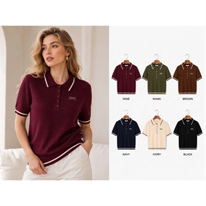 Sweter damski z krótkim rękawem