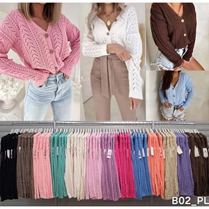 Sweter damski zapinany na guziki