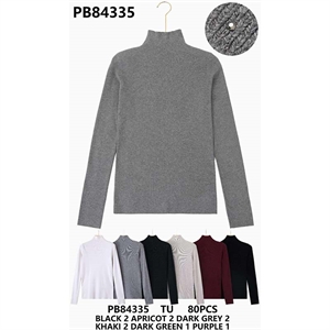 Sweter damski z półgolfem