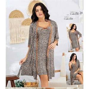 Komplet Szlafrok +  Koszula nocna  M-XL