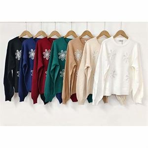 Sweter damski okrągły