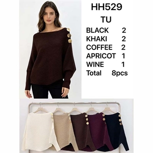 Sweter damski okrągły