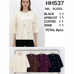 Sweter damski okrągły  M/L-XL/2XL