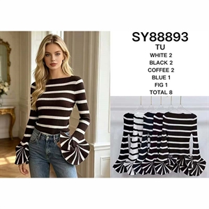 Sweter damski okrągły