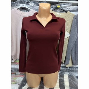 Bluzka damska z kołnierzykiem  S/M-L/XL