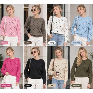 Sweter damski okrągły