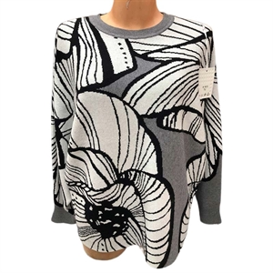 Sweter damski okrągły