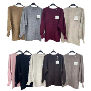 Sweter damski okrągły