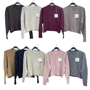 Sweter damski okrągły