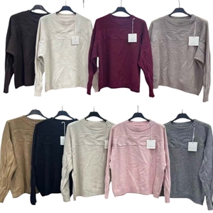 Sweter damski okrągły