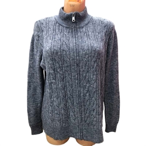 Sweter damski rozpinany na zamek L/XL-2XL/3XL