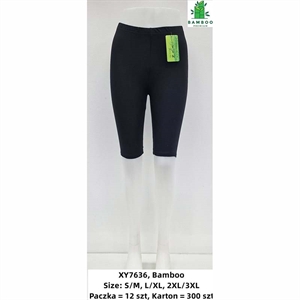 Legginsy krótkie bambusowe damskie  S/M-2XL/3XL