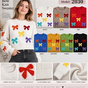 Sweter damski okrągły