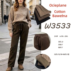 Spodnie damskie ocieplane  S/M-2XL