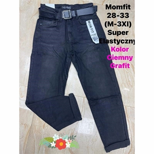 Jeansy mom fit  28-33(M-3XL)