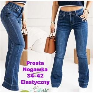 Jeansy z prostą nogawką  34-42