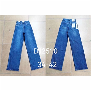 Jeansy szerokie nogawki  34-42