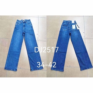 Jeansy szerokie nogawki  34-42