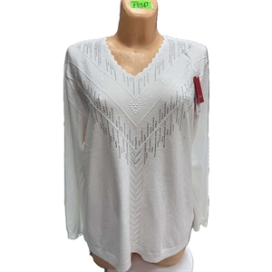 Sweter damski z półgolfem L/XL 2XL/3XL